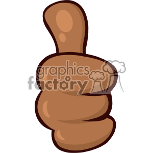 A comical clipart image of a thumb giving a thumbs-up gesture.