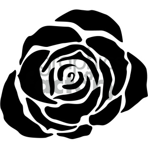 black rose svg cut file
