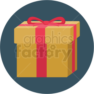 gift icon with circle background