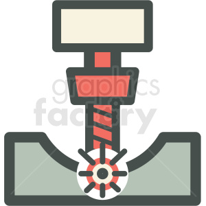engraver machine manufacturing icon