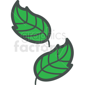 leafs vector icon