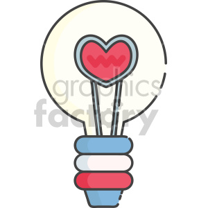 heart lightbulb