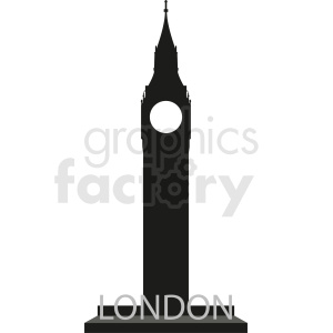 Big Ben London Vector No Background Clipart Royalty Free Clipart 408573