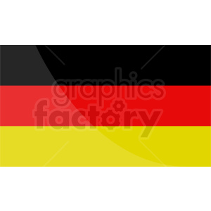The image appears to be a simple graphical representation of the German flag, with its iconic black, red, and gold (yellow) horizontal stripes.
