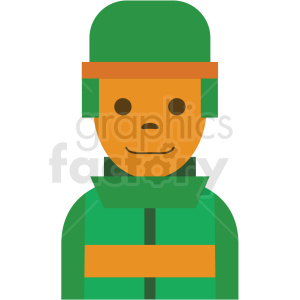   game soldier character clipart icon 