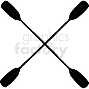 Download Crossed Kayak Paddles Silhouette Vector Clipart Commercial Use Gif Jpg Png Svg Ai Pdf Clipart 410613 Graphics Factory