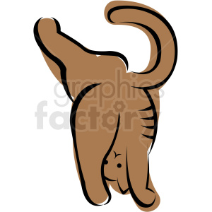 cartoon cat doing yoga poses vector