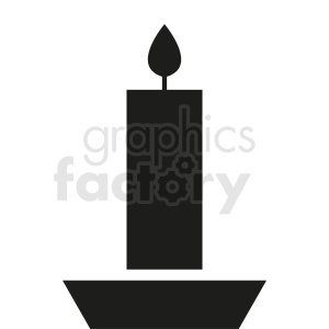candle vector design