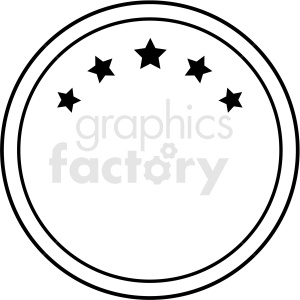   circle blank logo design vector clipart 