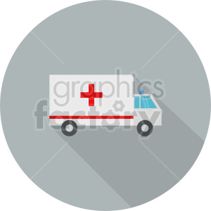 ambulance vector icon graphic clipart 1
