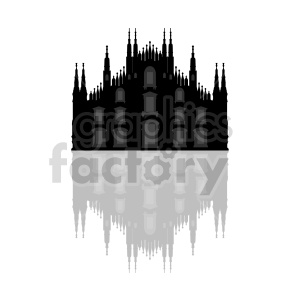 Duomo di Milano vector art