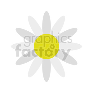 This image is a flower head, that could be a daisy, or similar-looking flowerhead. It has a yellow center, with petals around the edge varying in shades of white