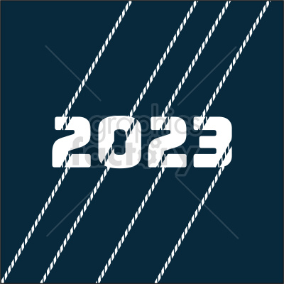 2023 vector graphic clip art