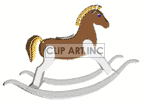animated rocking horse
