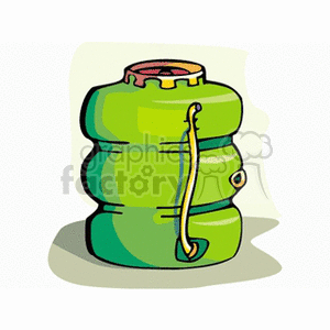 Green Fuel Barrel