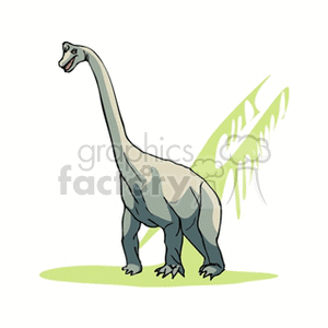 Cartoon Sauropod Dinosaur - Prehistoric Dino