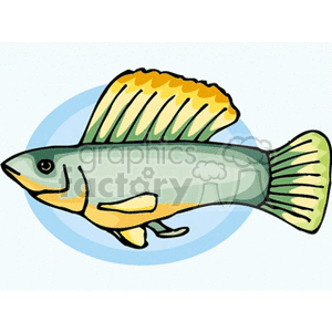 Cartoon Fish Image - Colorful Aquatic Life