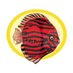 Colorful Tropical Fish Illustration - Exotic Aquarium