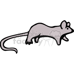 Illustration of a Cartoon Mouse