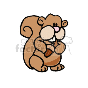Cartoon Squirrel - Cute Rodent