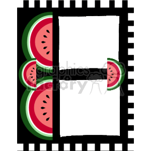 Watermelon border