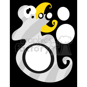 Halloween ghost frame