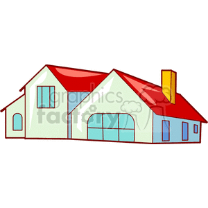 Colorful Image of Modern House