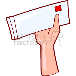 Hand Holding Envelopes