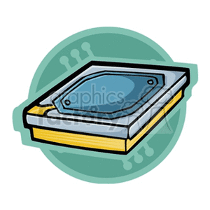 Illustration of a Computer CPU