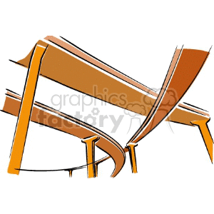 Clipart image of a stylized interstate or highway, held up on supports high in the air