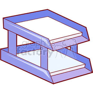 Two-Tier Paper Tray Organizer