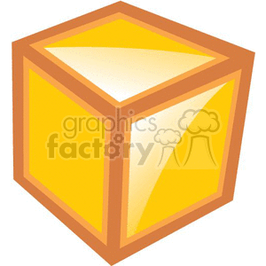 Yellow Note Cube for Business and Work Presentations
