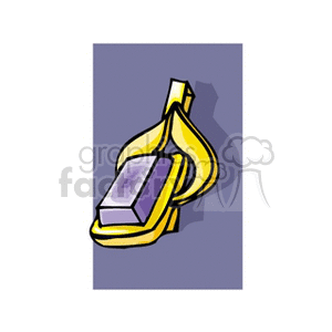 Gold and amethyst pendant