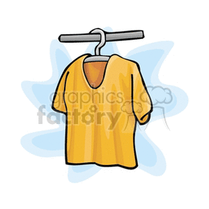 Yellow Shirt on Hanger