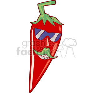 cartoon pepper character