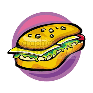 Vibrant Cheeseburger