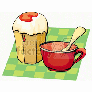 Cupcake and Teacup