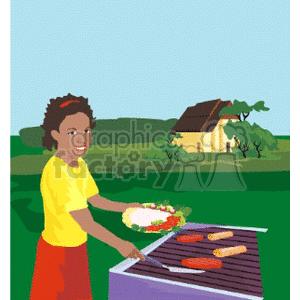 Labor Day Barbeque - Outdoor Grilling Celebration