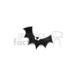 The clipart image depicts a bat, presumably associated with Halloween given the mention of holidays in the keywords. The bat has outstretched wings and appears in a stylized, simplified form typical of clipart.