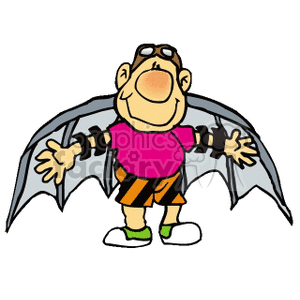 Bat Costume Cartoon for Halloween