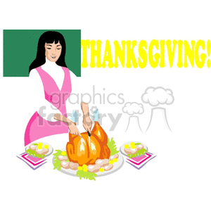 Thanksgiving Celebration with Turkey Carving