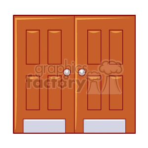 Double Wooden Doors