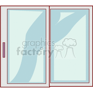 Sliding Glass Door for Household Interiors