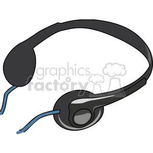 Black Headset with Microphone