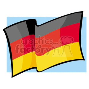 Illustrated German Flag - International Flags