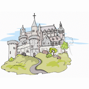 Medieval Castle on a Hill