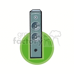 Illustration of a Stereo Speaker