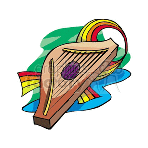 Colorful Acoustic Stringed Instrument