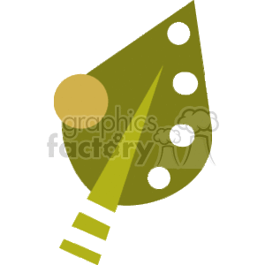 Stylized leaf