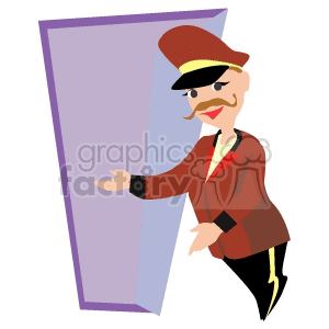 A Doorman Showing you the Way In